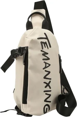 Large Crossbody Fanny Pack with Zipper Messenger Bag for Women Men Casual Satchel Bag Traveling Camping Hiking Bags Shoulder Bags