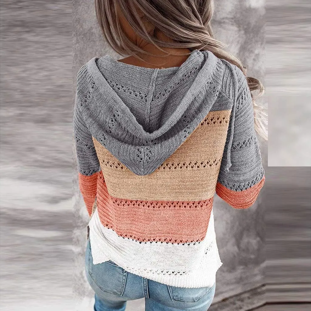 LCMTWX Sweaters for Women Sweater Button Long Pullover Women Tops Turtleneck Sweater Fall Sweaters Round Neck Slim Fitting