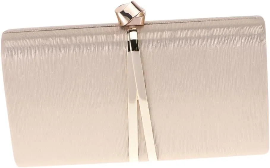 LIFKOME Pu Leather Evening Bag Women's Fashion Clutch Wedding Party Purse Clutch Handbag Trendy Tote for Women