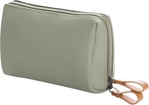 Makeup Bags for Women with Zipper 6.6*4.3 Inch Pu Leather Waterproof Portable Pouch Open Flat Hanging Toiletry Bag for Women Cosmetic Bag for Purse for Women Wife Girlfriend Valentines Day Gifts