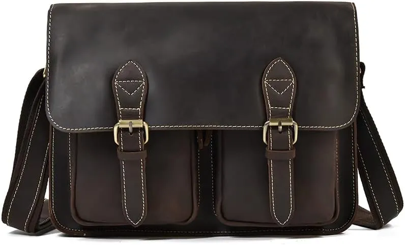 Mens Leather Shoulder Bags, Leather Briefcases, Leather Mens Crossbody Bags, Cycling Bags