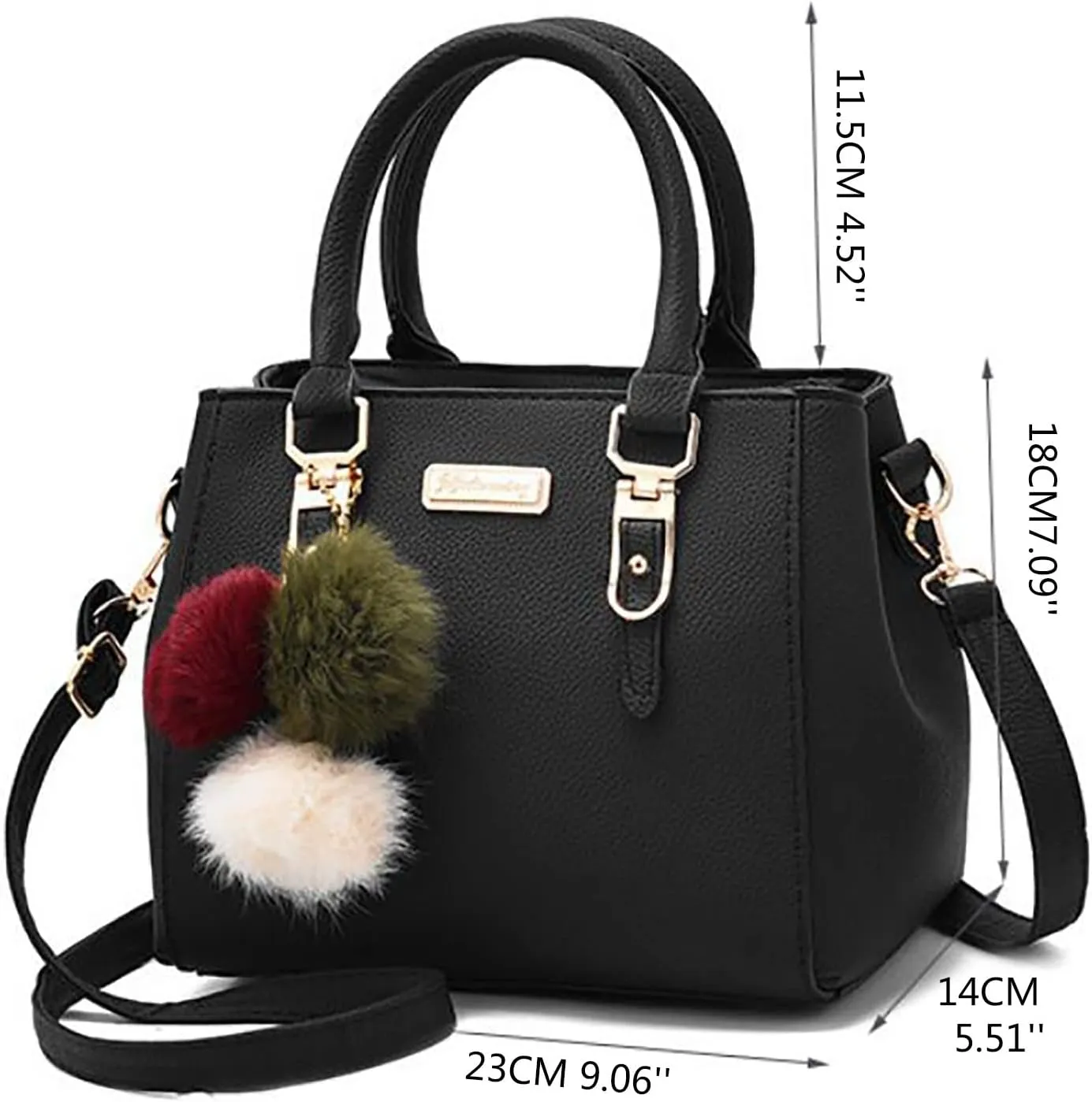 Messenger Bag Large Capacity Handbag Fashion Womens Bags Coloring Messenger Bags for Girls (Green, One Size)