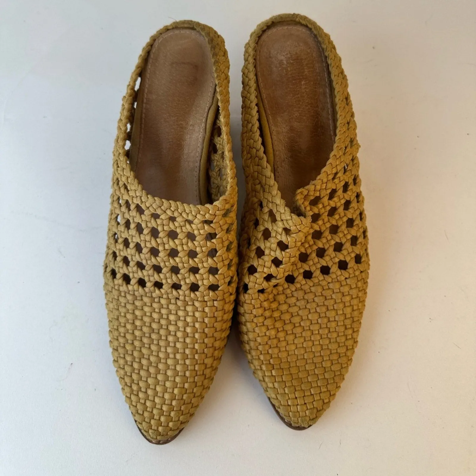 Mi.iM Paris Woven Leather Mules