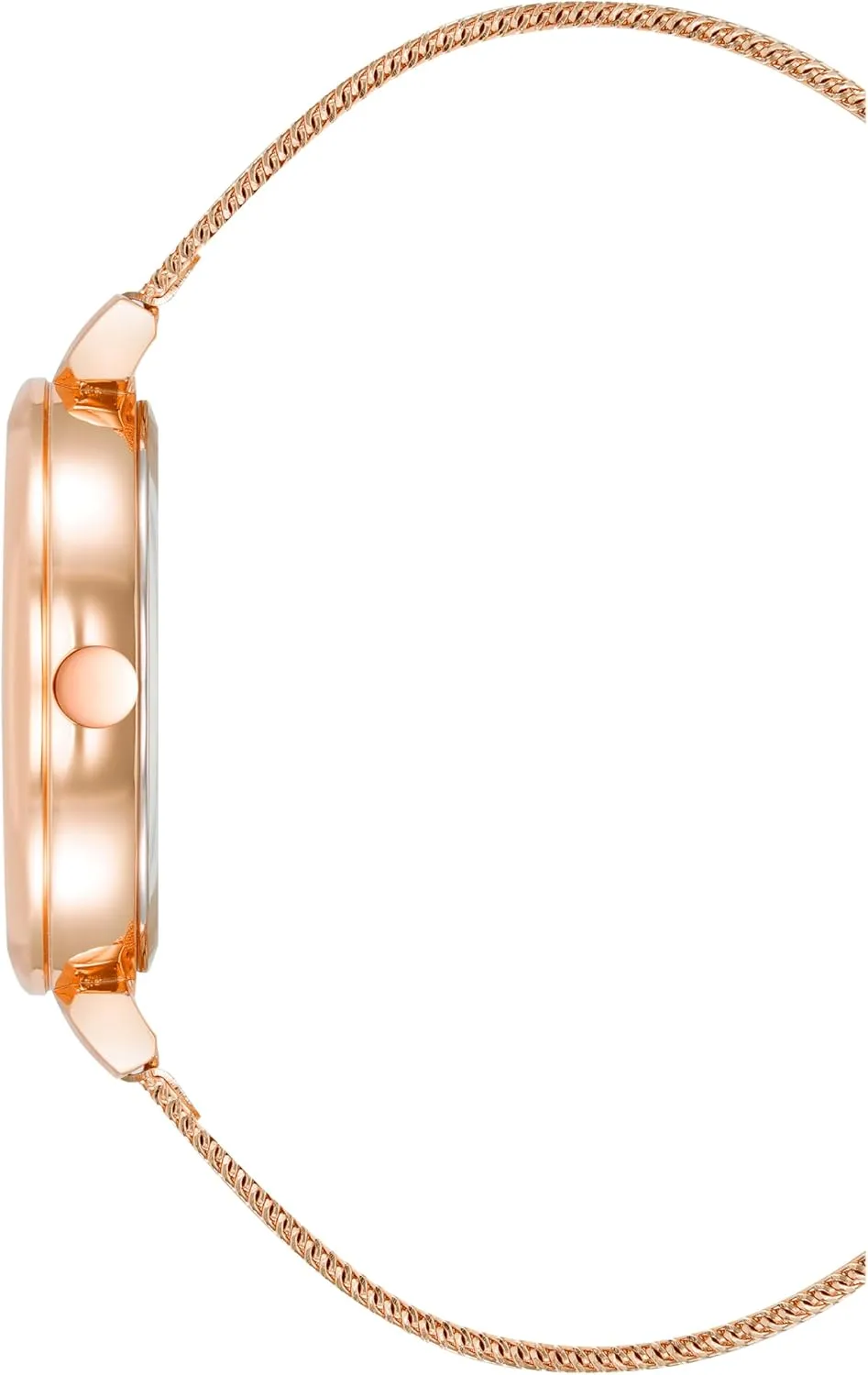Nine West Women's Floral Dial Mesh Bracelet Watch