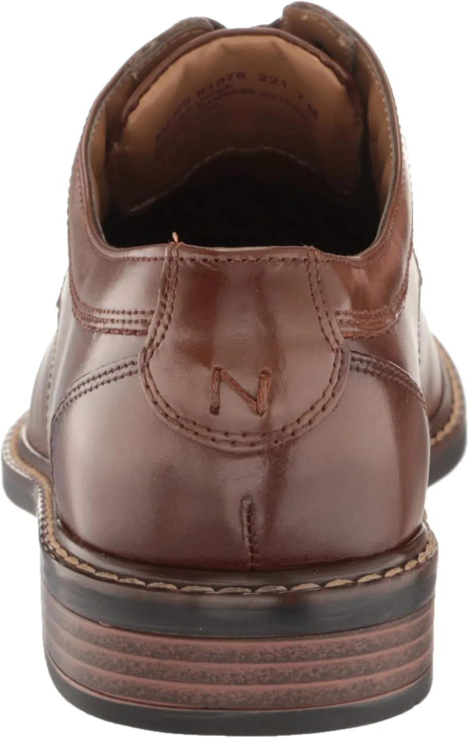 Nunn Bush Men's Hayden Plain Toe Oxford Dress Casual Leather Lace Up Shoes