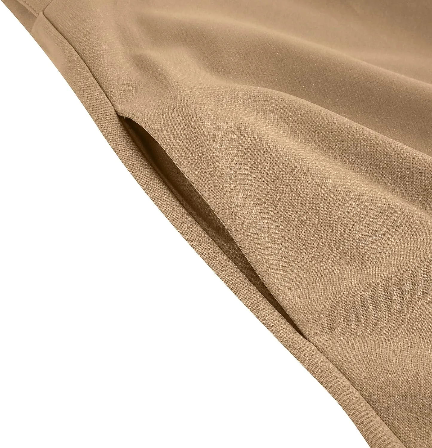 OBEEII Women's Pleated Vintage Skirt High Waist Flare A-Line Midi Skirts with Pockets