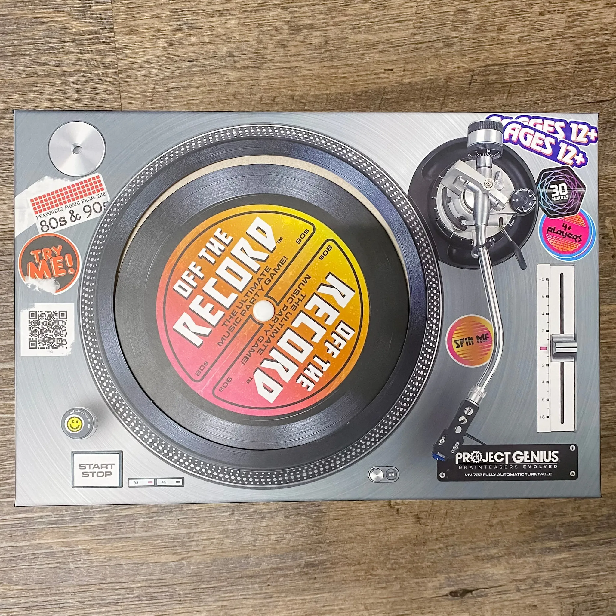 Off The Record Party Game for 80's and 90's Music Fans