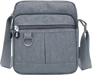 Packable Backpack for Women Men Mini Phone Purses with Crossbody Strap and Wallet Hiking Essentials Bag(Grey)