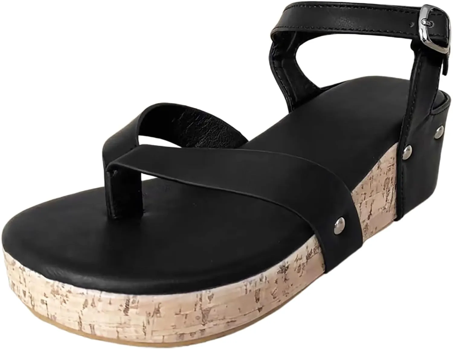 peqiut Women's Sandal Dressy Summer Flat Orthopedic Sandals for Women Comfortable Sandals Casual Clip Toe Leopard Flip Flops