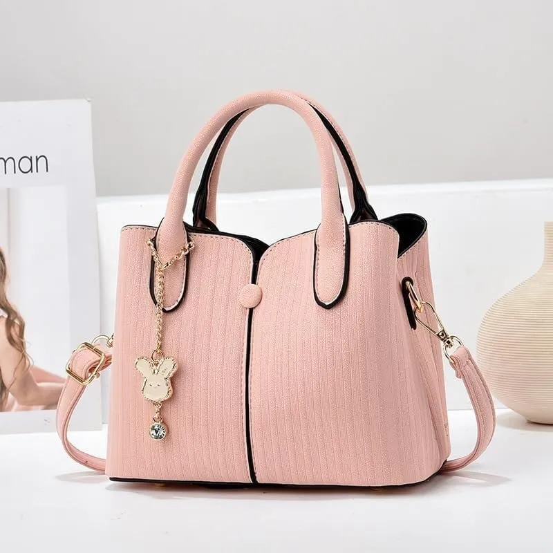 Portable Fashion Women's Shoulder Crossbody Bag Purses Leather Zipper Compartment Handbags Satchel Tote Wallets