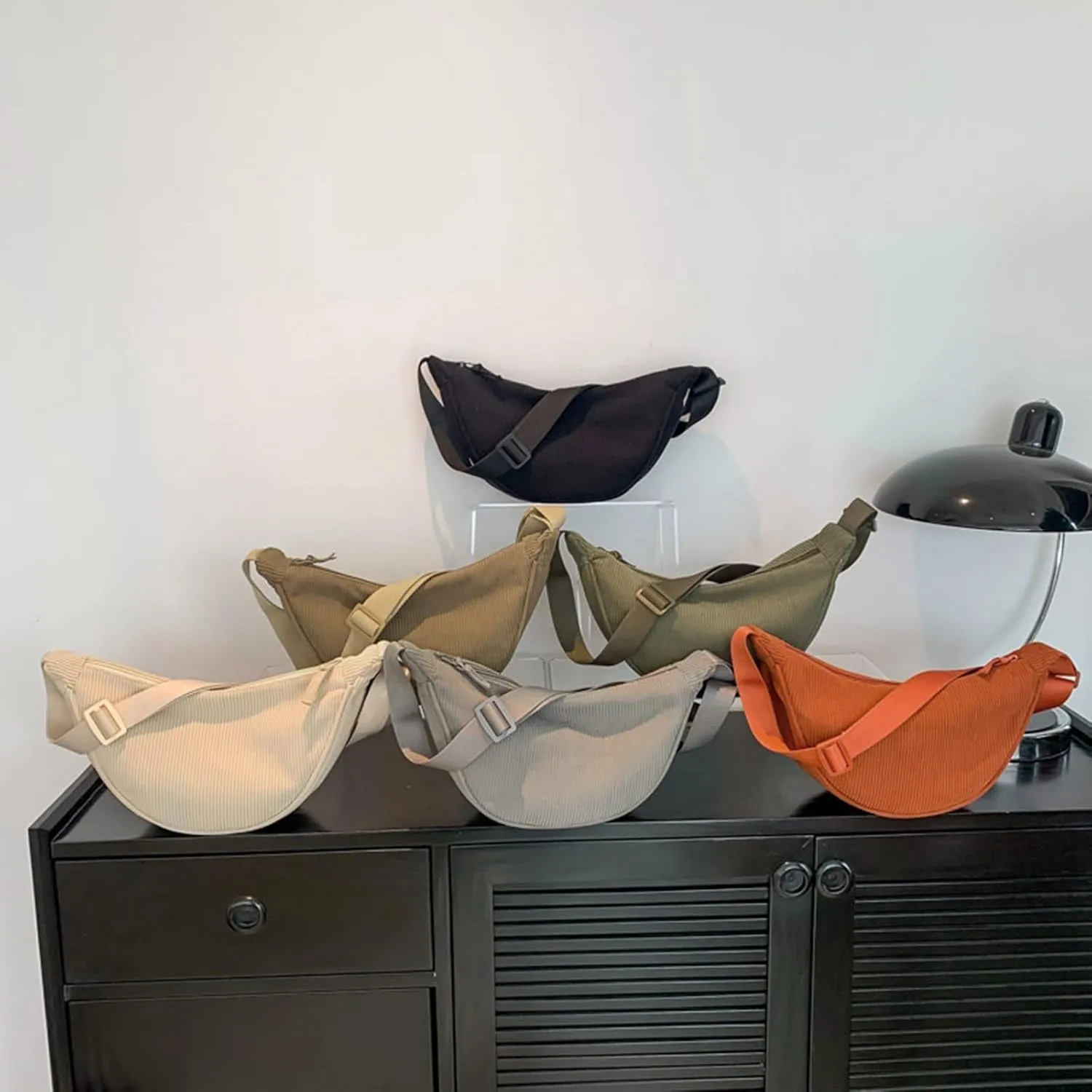 Purses for Women Crossbody Anti Theft Fashion Canvas Hippie Crossbody Bags Carry on Bag for Airplanes Women(Khaki)