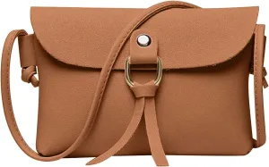 Purses for Women Crossbody Anti Theft Satchel Purses with Multi Zipper Pocket Cute Purse for Women Trendy(Brown)