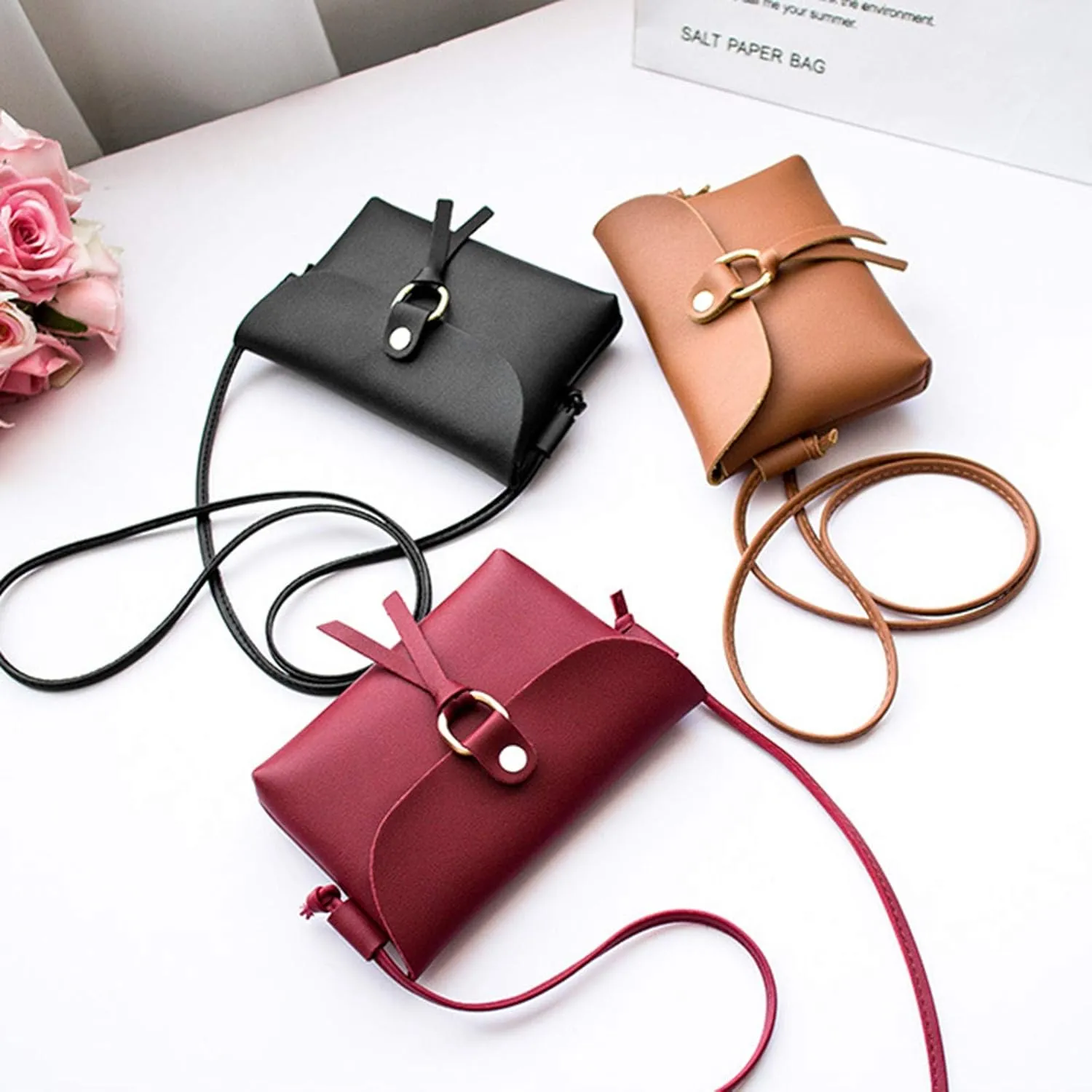 Purses for Women Crossbody Anti Theft Satchel Purses with Multi Zipper Pocket Cute Purse for Women Trendy(Brown)