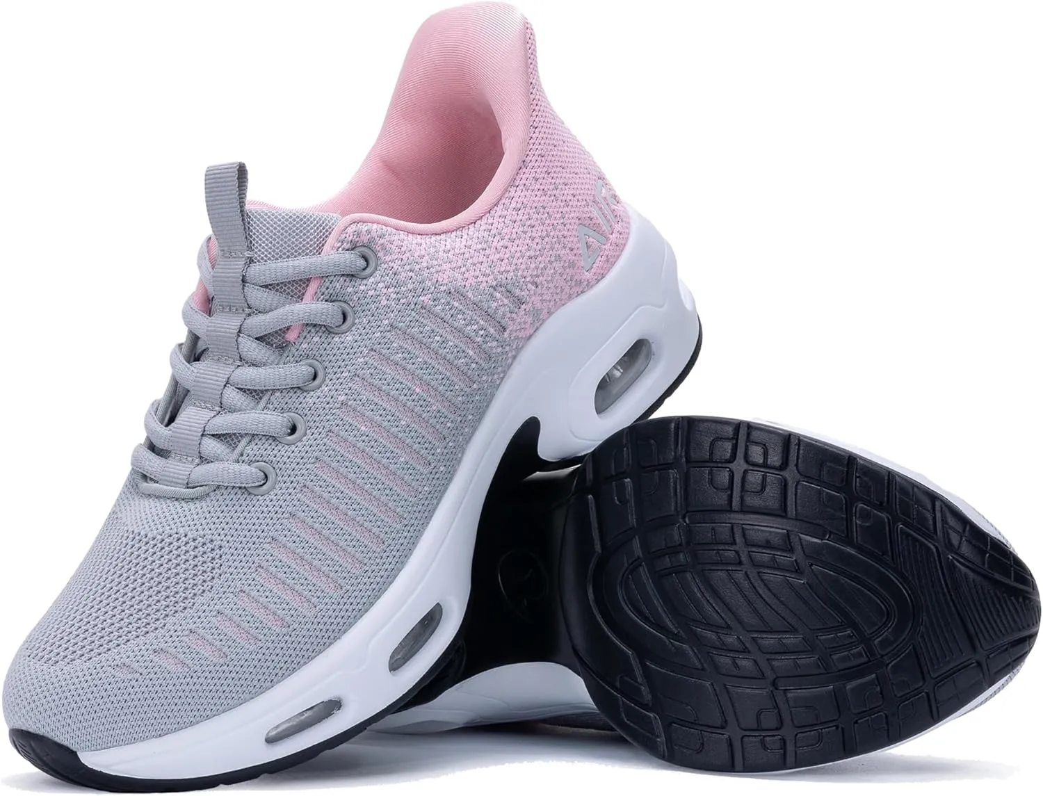 Quseek Women's Slip on Walking Shoes Comfortable Air Running Tennis Shoes Athletic Gym Workout Jogging Fashion Sneakers US 6-11