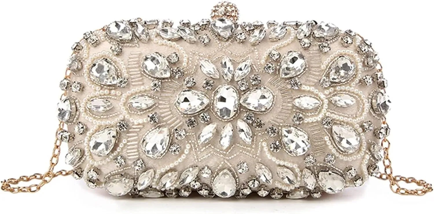 Rhinestone Clutch Women's Evening Clutch Bag Party Purse Wedding Clutches For Bridal