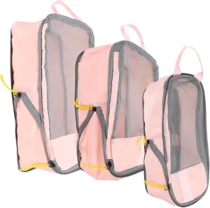 Set of 3 Compression Packing Cubes Travel Storage Bags Luggage Organizers for Suitcase Home Travel Essentials
