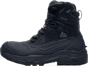 Shoes for Crews ACE Fargo II, Men's Soft Toe (ST) Work Boots, Slip Resistant and Waterproof, Black, Size 11.5