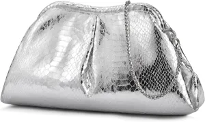 Silver Clutch Purses for Women