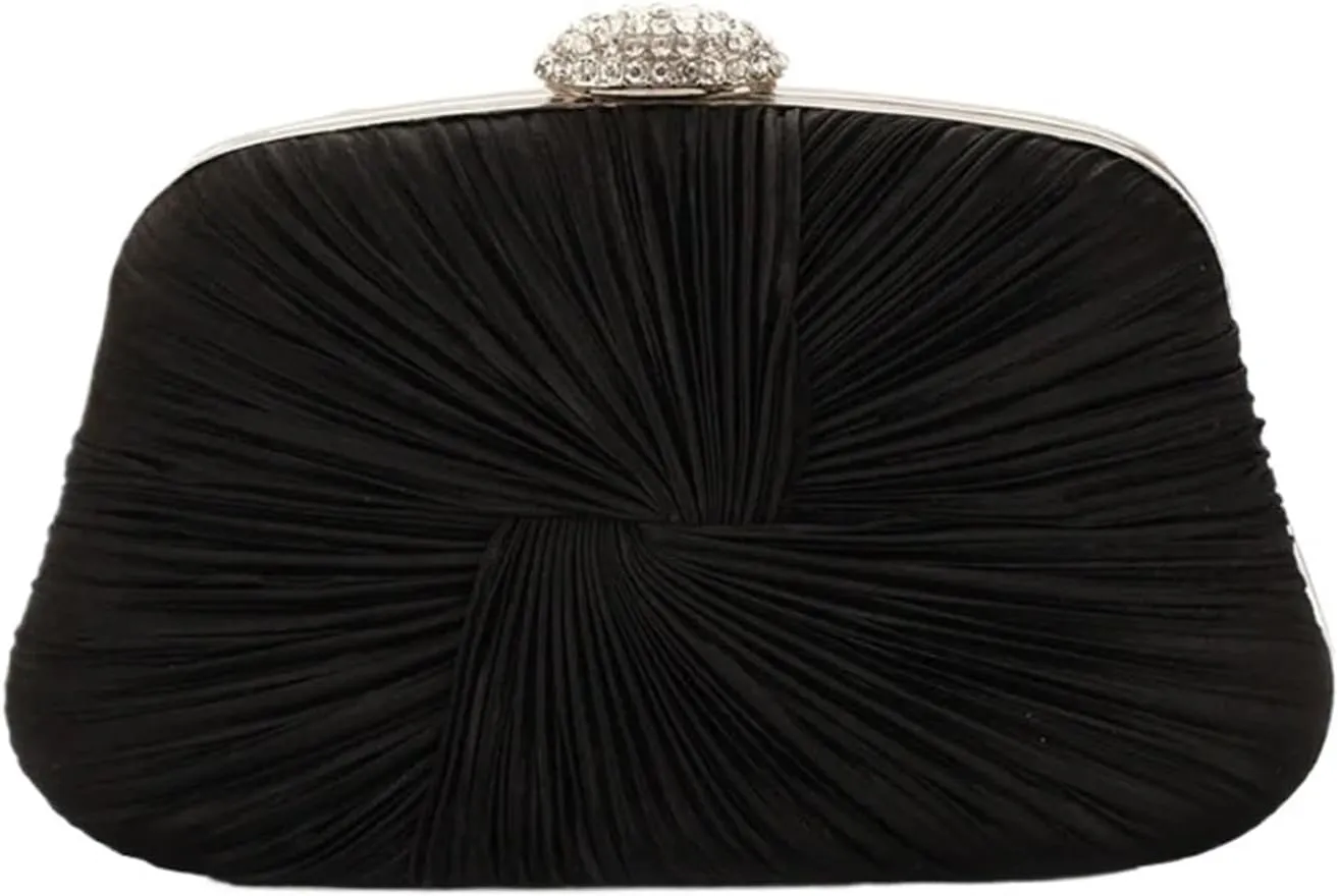 Silver Women's Square Party Clutch Wedding Evening Female Clutches Purse Luxury