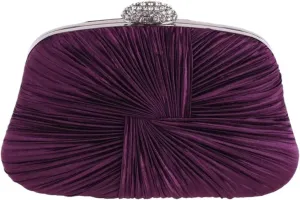 Silver Women's Square Party Clutch Wedding Evening Female Clutches Purse Luxury