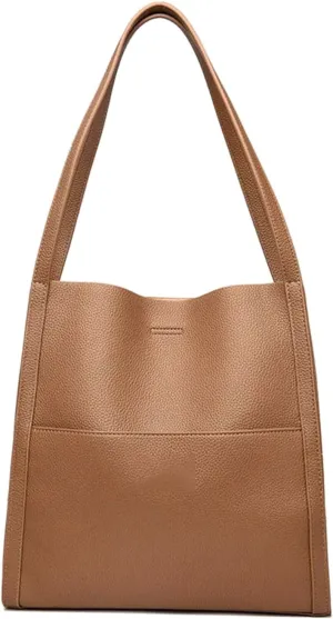 Simple Solid Color PU Leather Shoulder Bag Large Capacity PU Leather Handbag Crossbody Bags Bulk Canvas Tote Bags