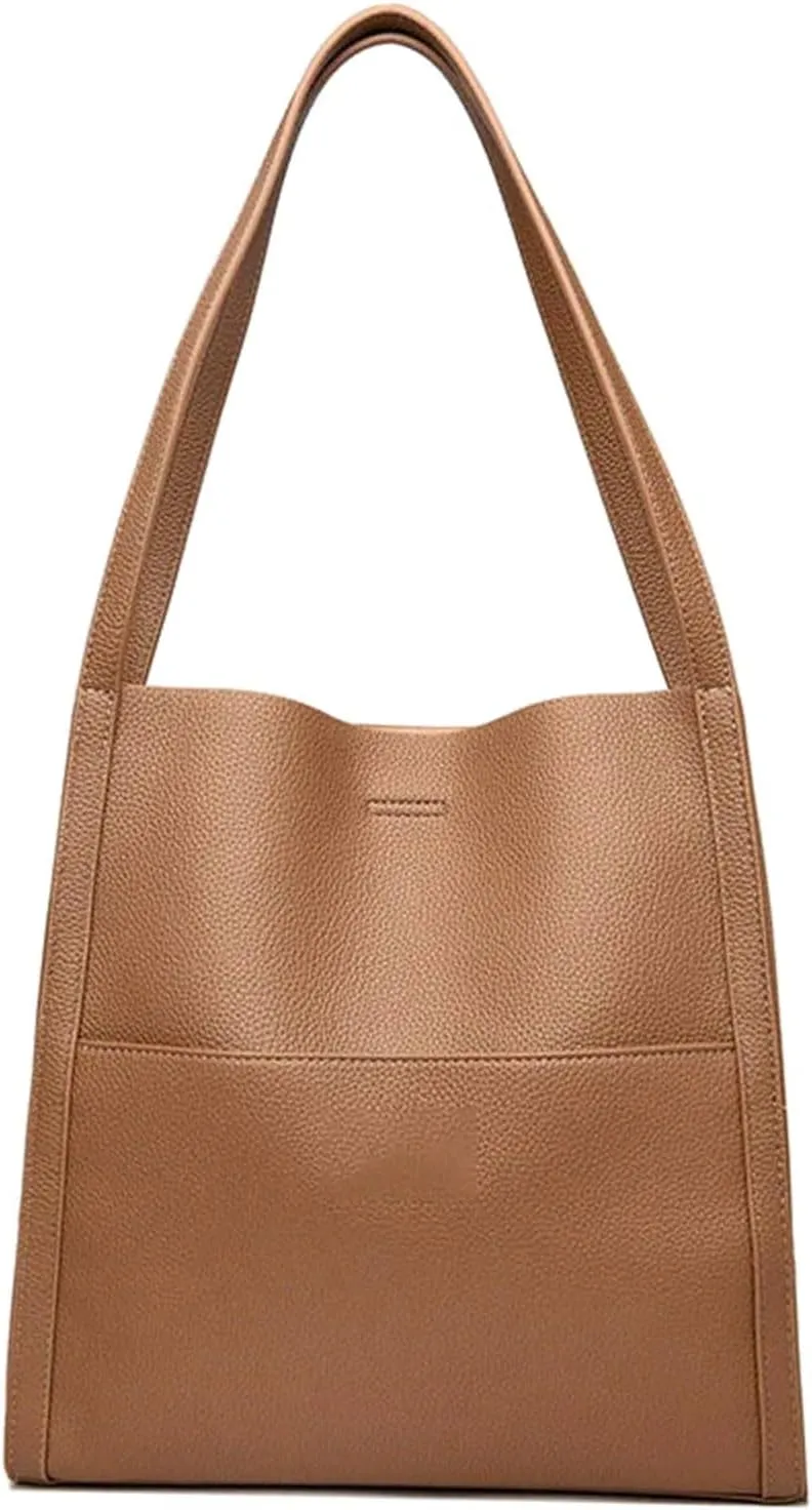 Simple Solid Color PU Leather Shoulder Bag Large Capacity PU Leather Handbag Crossbody Bags Bulk Canvas Tote Bags