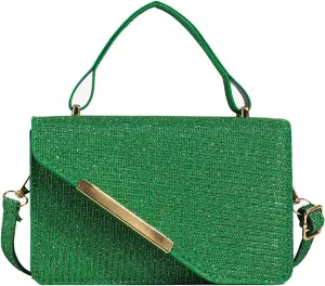 Small Crossbody Bags Sparkly Purse for Women, Evening Handbags Formal Clutch Purses with Removable Strap