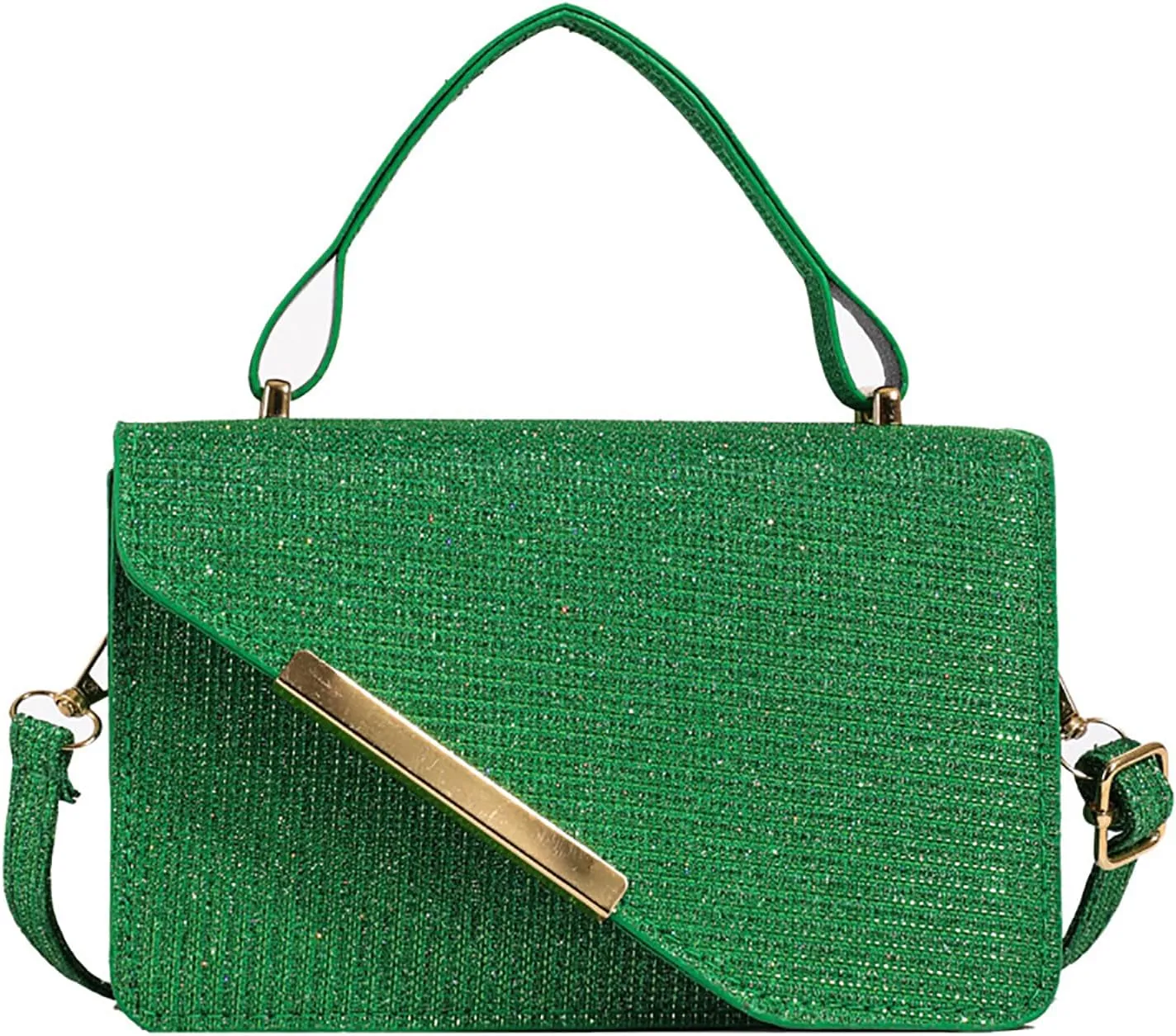 Small Crossbody Bags Sparkly Purse for Women, Evening Handbags Formal Clutch Purses with Removable Strap