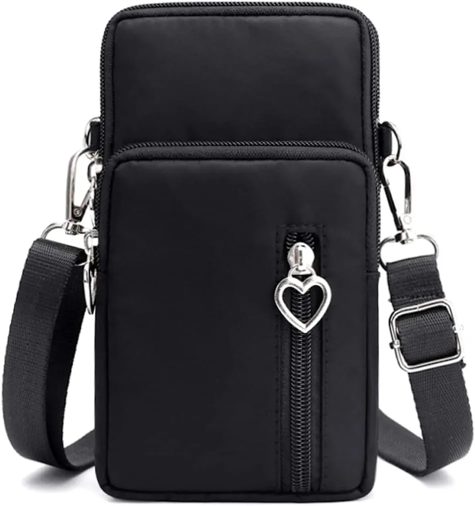 Small Crossbody Wallet Phone Bag Women Mini Crossbody Purse Cell Phone Shoulder Bag Mini Wallet Over Shoulder Strap