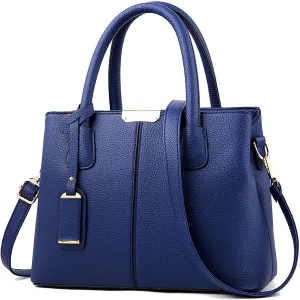 Soft Leather Satchel Bags for Women Shoulder Hobo Bags Top Handle Satchel Purses Fashion Bag with Compartments