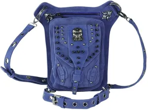 Steampunk Waist Bags for Women Leather Multifunctional Crossbody Bag Shoulder Bag With Belt Buckle