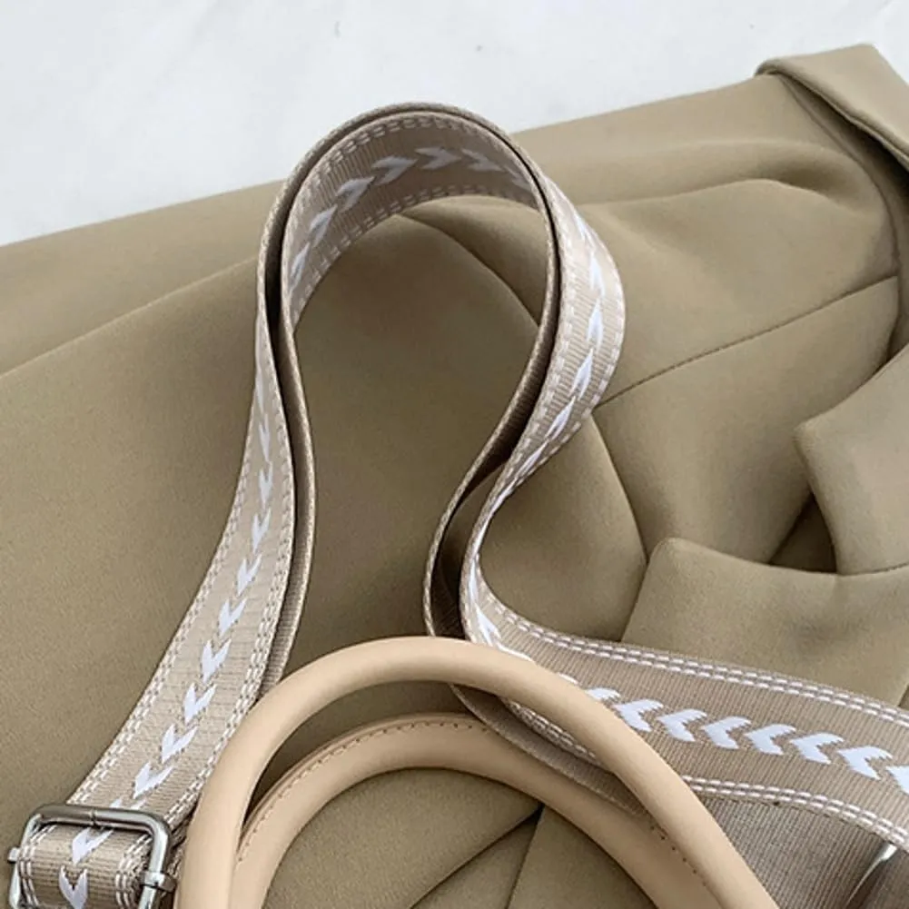 Straw Beach Tote Bag for Women Woven Bucket Purse Top Handle Summer Shoulder Bag Crossbody Handbag with Wide Strap 2025