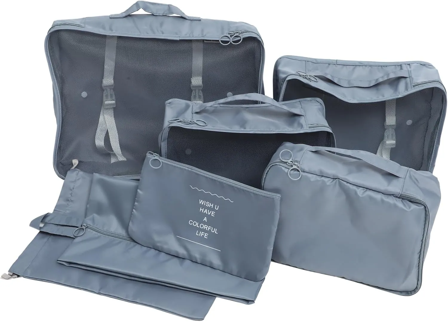 Suitcase Packing Cubes 7pcs Travel Luggage Organizers Packing Bags Packing Cubes for Suitcase Travel Organizers Prevent Wrinkles