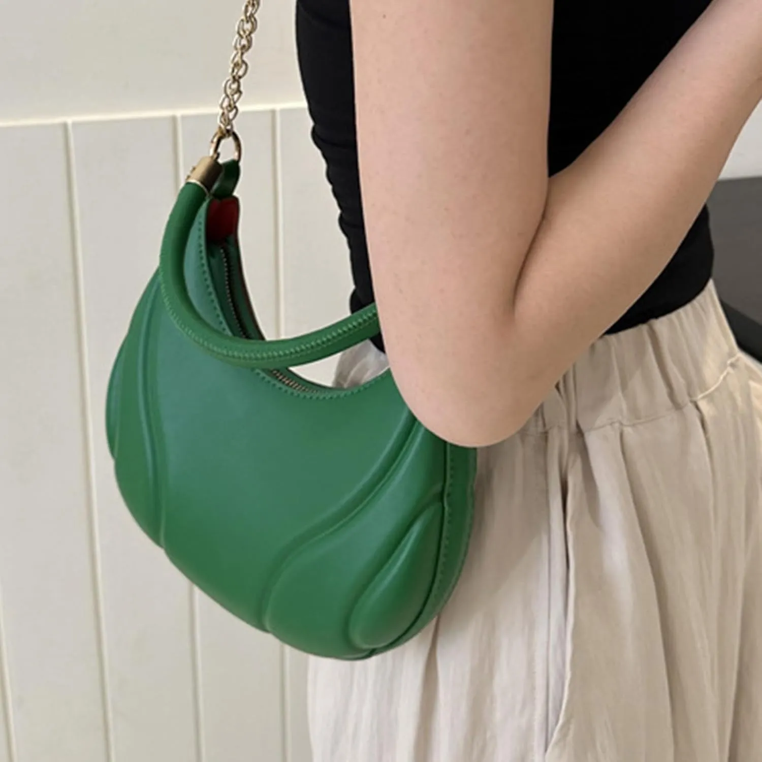Summer Purses for Women 2025 Crossbody Fabric Nylon Multi Pocket Crossbody Bags Carry on Bag for Airplanes Women(Green)