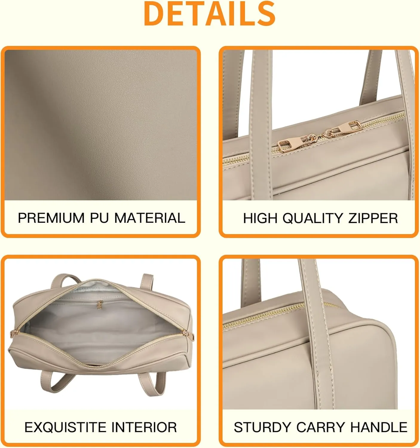 Swing Bag Shoulder Bags Purses for Women Vegan Leather Small Handbags with Zipper