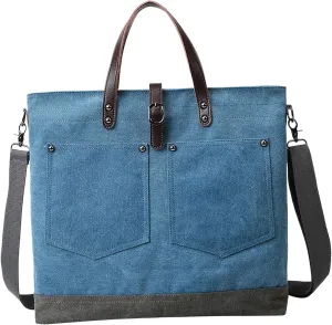 Tote Bags Purse for Women Waterproof Nylon Crossbody Bags for Woman Trendy Carry Options for Work and Daily Use(Blue)