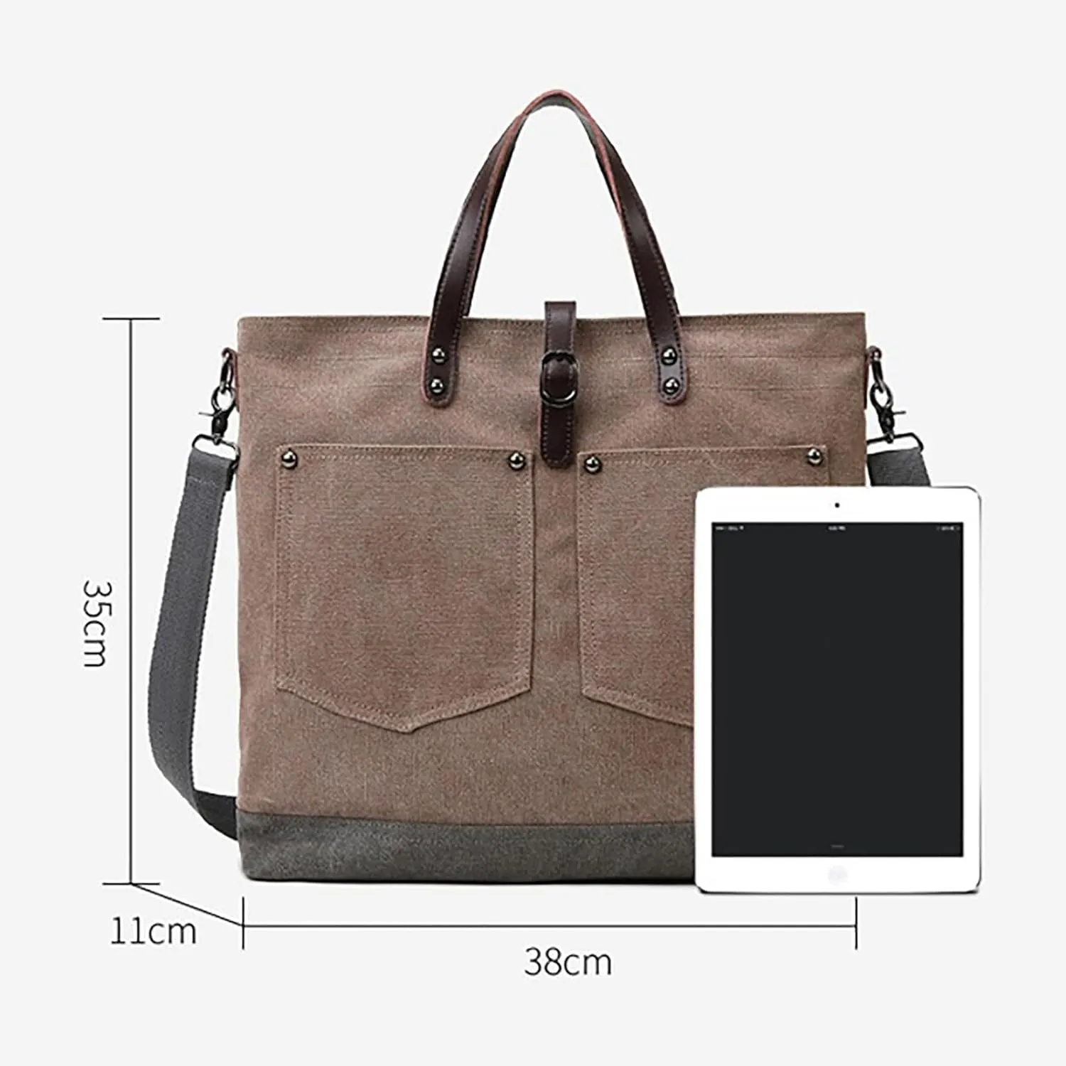 Tote Bags Purse for Women Waterproof Nylon Crossbody Bags for Woman Trendy Carry Options for Work and Daily Use(Coffee)