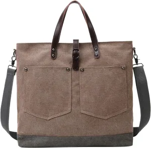 Tote Bags Purse for Women Waterproof Nylon Crossbody Bags for Woman Trendy Carry Options for Work and Daily Use(Coffee)