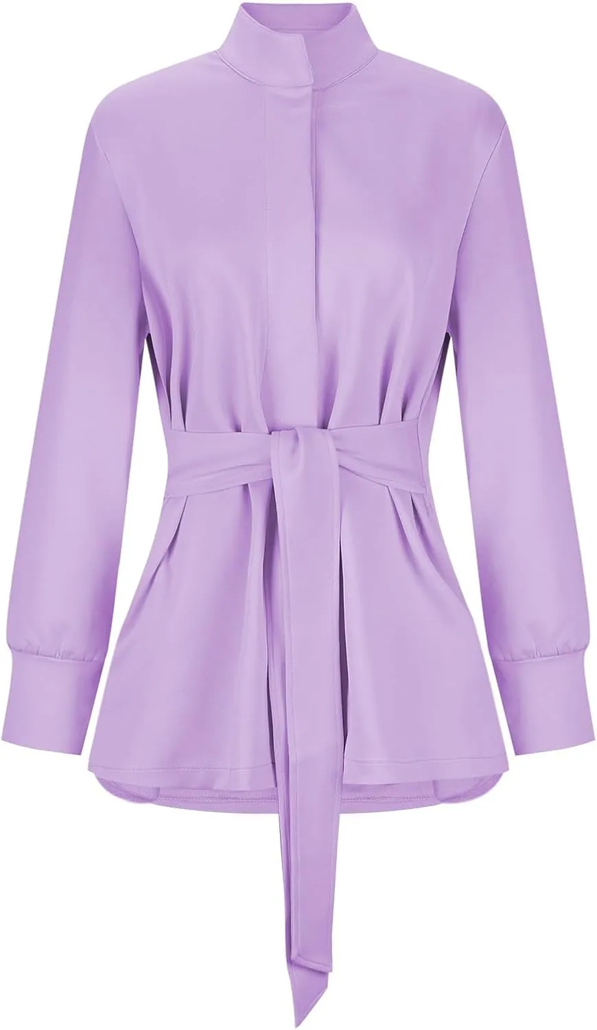 Trench Coats For Women Dressy Casual Long Sleeve Slim Business Jackets Formal Lightweight Long Sleeve Overcoat