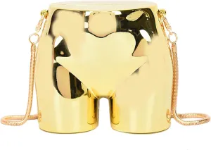 URLECHS Women Mini Fashion Acrylic Chain Shoulder Bag Clutches Evening Bag