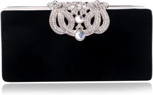 Velvet Women Evening Bags Diamonds Daily Clutches Party Small Handbags Purse