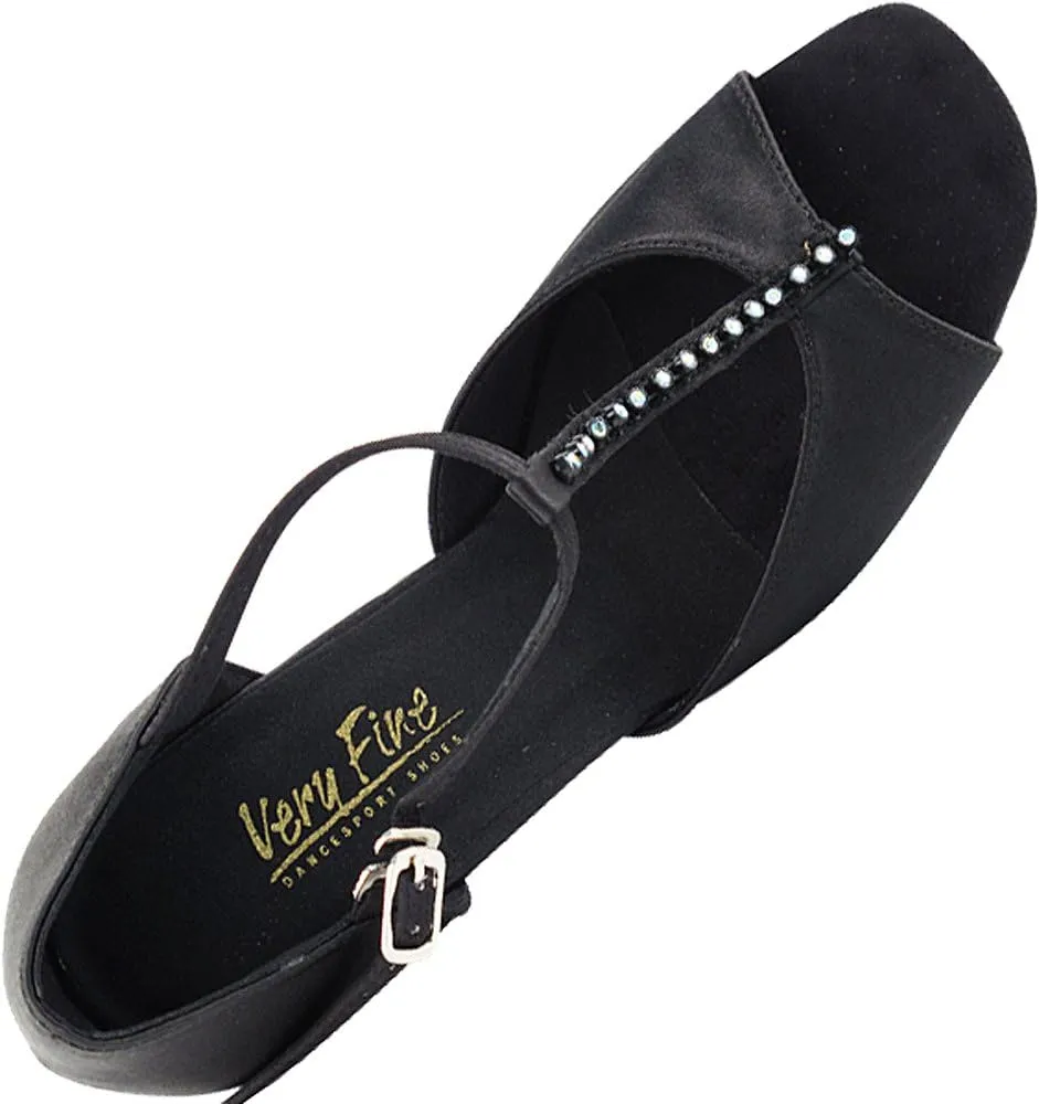 Very Fine Women Ballroom Dance Shoes Tango Wedding Salsa Shoes 1609EB Stone Comfortable Dance Shoes 2.5"[Bundle of 5]