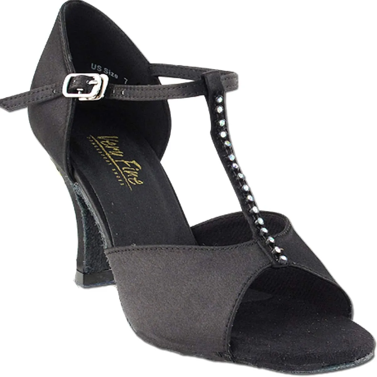 Very Fine Women Ballroom Dance Shoes Tango Wedding Salsa Shoes 1609EB Stone Comfortable Dance Shoes 2.5"[Bundle of 5]