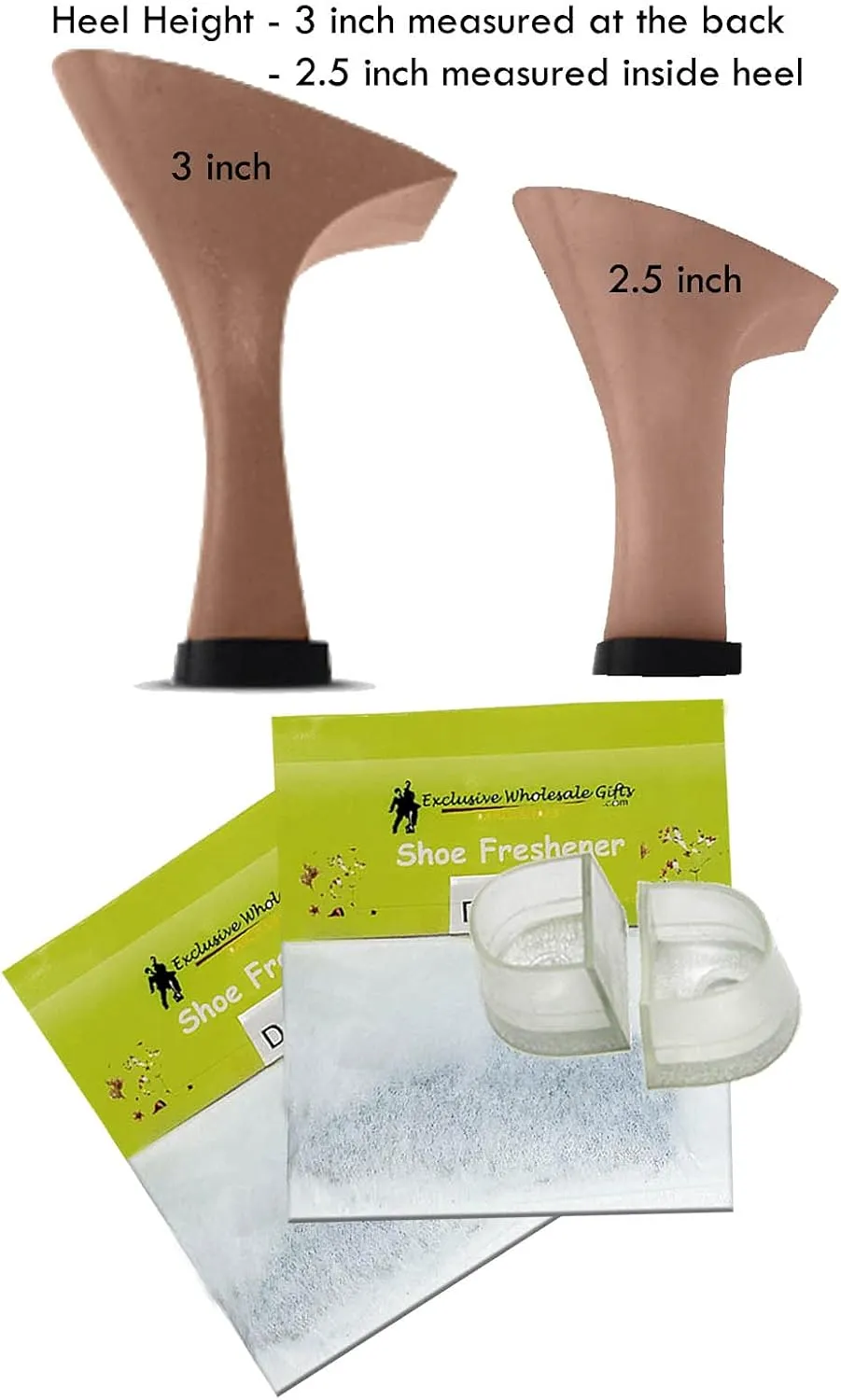 Very Fine Women's Ballroom Dance Shoes Tango Wedding Salsa Shoes S1006CCEB Comfortable Dance Shoes 3" [Bundle of 5]