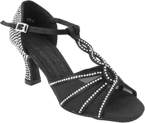 Very Fine Women's Ballroom Dance Shoes Tango Wedding Salsa Shoes S1009CCEB Comfortable Dance Shoes 3" [Bundle of 5]
