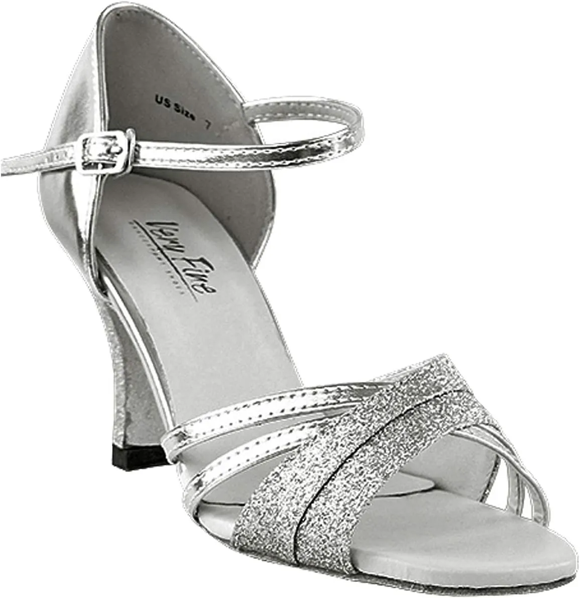 Very Fine Women's Ballroom Dance Shoes Tango Wedding Salsa Shoes Sera1606EB Comfortable Dance Shoes 2.5"[Bundle of 5]