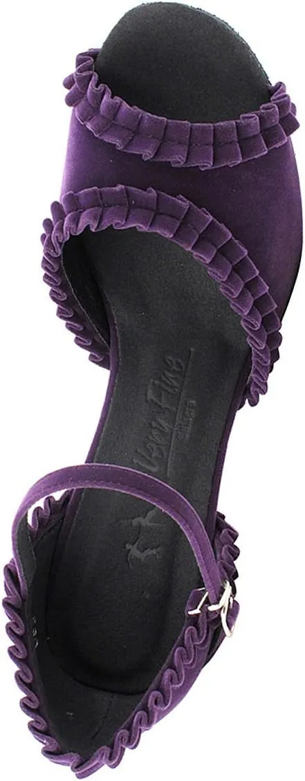 Very Fine Women's Ballroom Dance Shoes Tango Wedding Salsa Shoes Sera7001EB Comfortable Dance Shoes 3" [Bundle of 5]