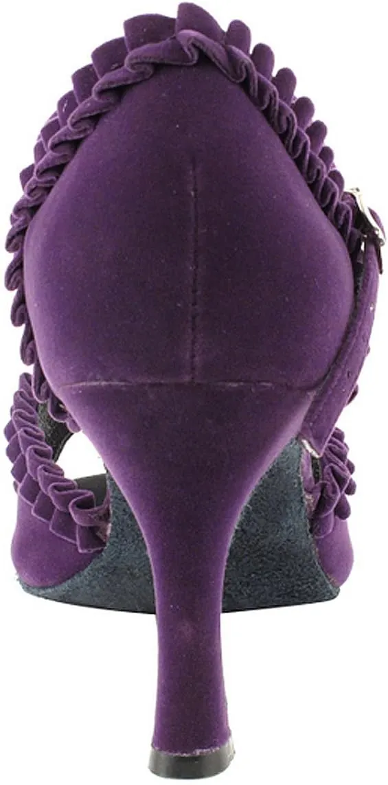 Very Fine Women's Ballroom Dance Shoes Tango Wedding Salsa Shoes Sera7001EB Comfortable Dance Shoes 3" [Bundle of 5]