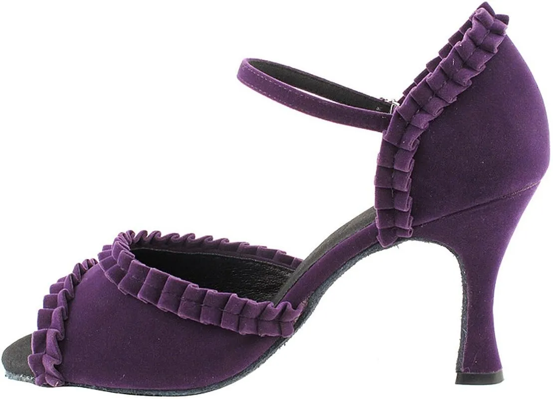 Very Fine Women's Ballroom Dance Shoes Tango Wedding Salsa Shoes Sera7001EB Comfortable Dance Shoes 3" [Bundle of 5]