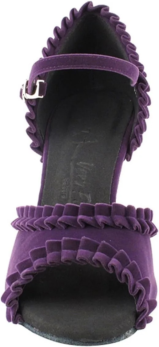 Very Fine Women's Ballroom Dance Shoes Tango Wedding Salsa Shoes Sera7001EB Comfortable Dance Shoes 3" [Bundle of 5]
